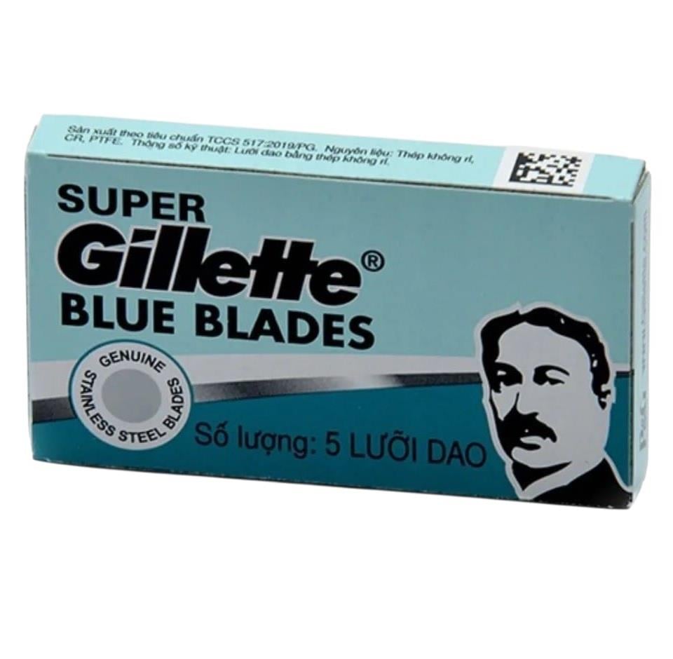 GILLETTE SUPER BLUE ÇİFT KENAR TIRAŞ JİLETİ 5Lİ