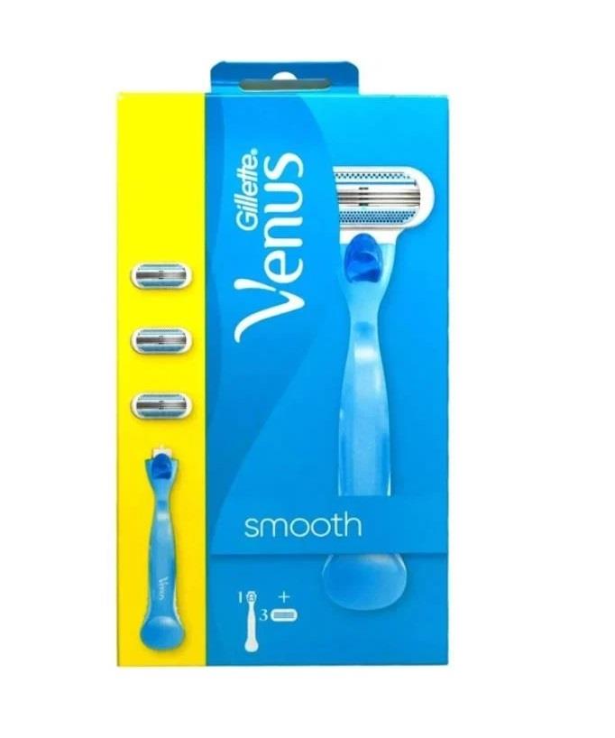 GILLETTE VENUS SMOOTH BAYAN TIRAŞ ALETİ 3 YEDEKLİ