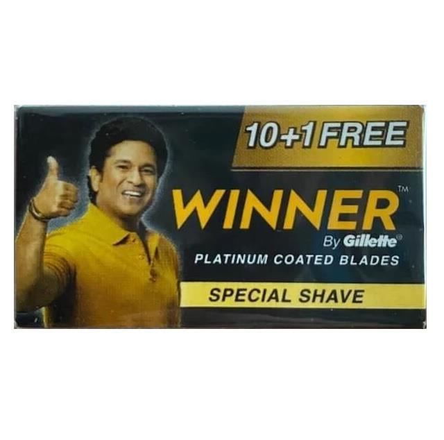 GILLETTE WINNER PLATINUM ÇİFT KENAR TIRAŞ JİLETİ 11Lİ