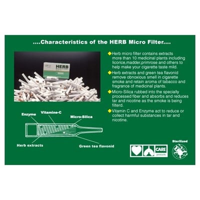HERB MICRO SİGARA FİLİTRESİ