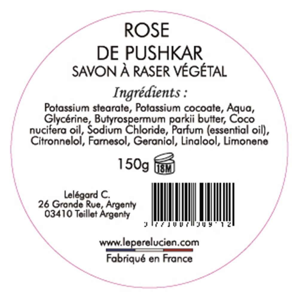 LE PERE LUCIEN ARTISAN TIRAŞ SABUNU 150GR ROSE DE PUSHKAR