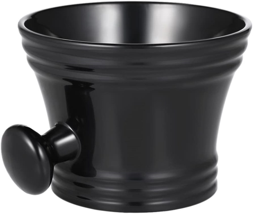 MEN'S GROOMING BARBER PRO MUG PLASTİK TIRAŞ SABUNU KÖPÜRTME KASESİ / SİYAH