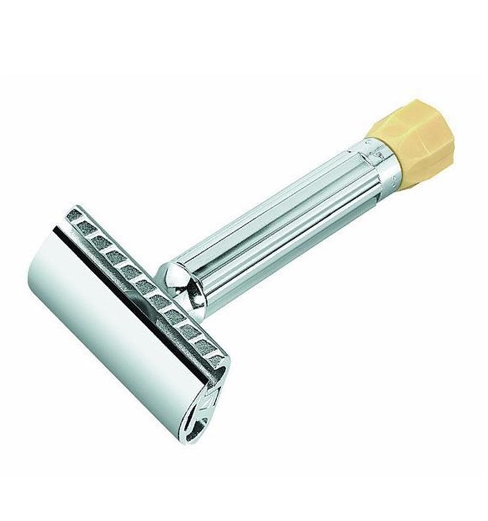 MERKUR PROGRESS TIRAŞ ALETİ KISA + TAŞIMA KABI + 10 MERKUR JİLET