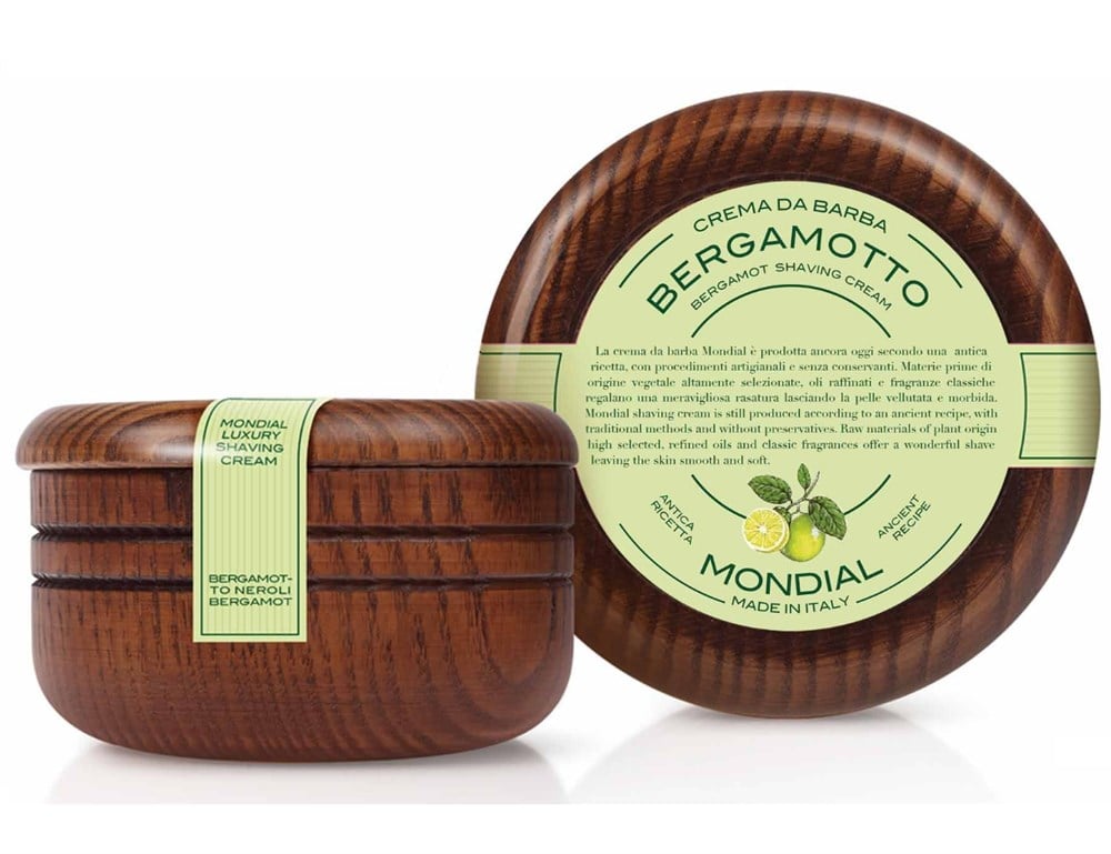 MONDIAL 1908 AHŞAP KASELİ TIRAŞ KREMİ 140ML BERGAMOTTO NEROLI