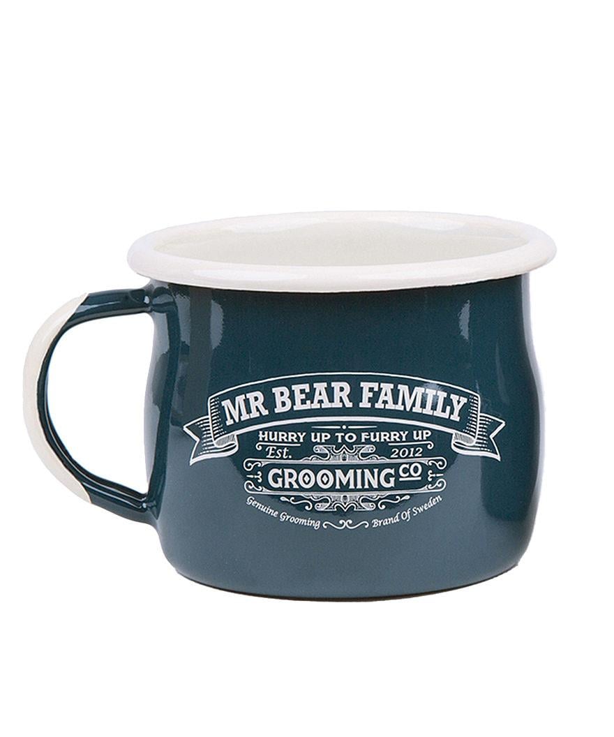 MR BEAR FAMILY MUG EMAYE TIRAŞ SABUNU KÖPÜRTME KASESİ