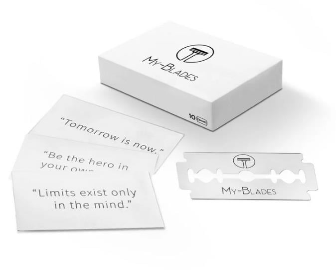 MY-BLADES PLATINUM ÇİFT KENAR TIRAŞ JİLETİ 10LU