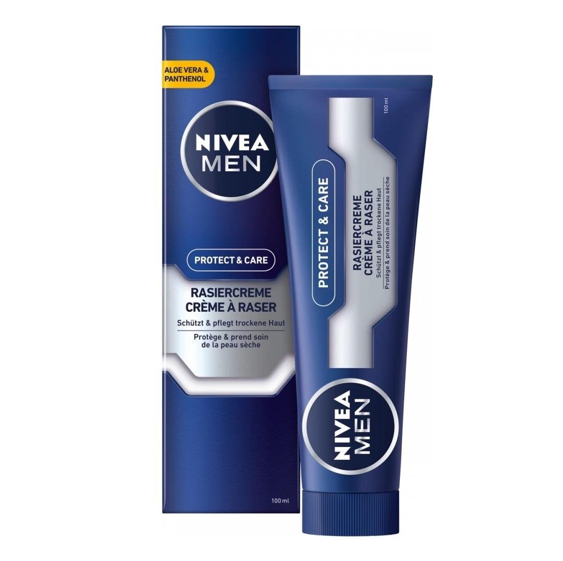 NIVEA MEN TIRAŞ KREMİ TÜP 100ML / PROTECT&CARE