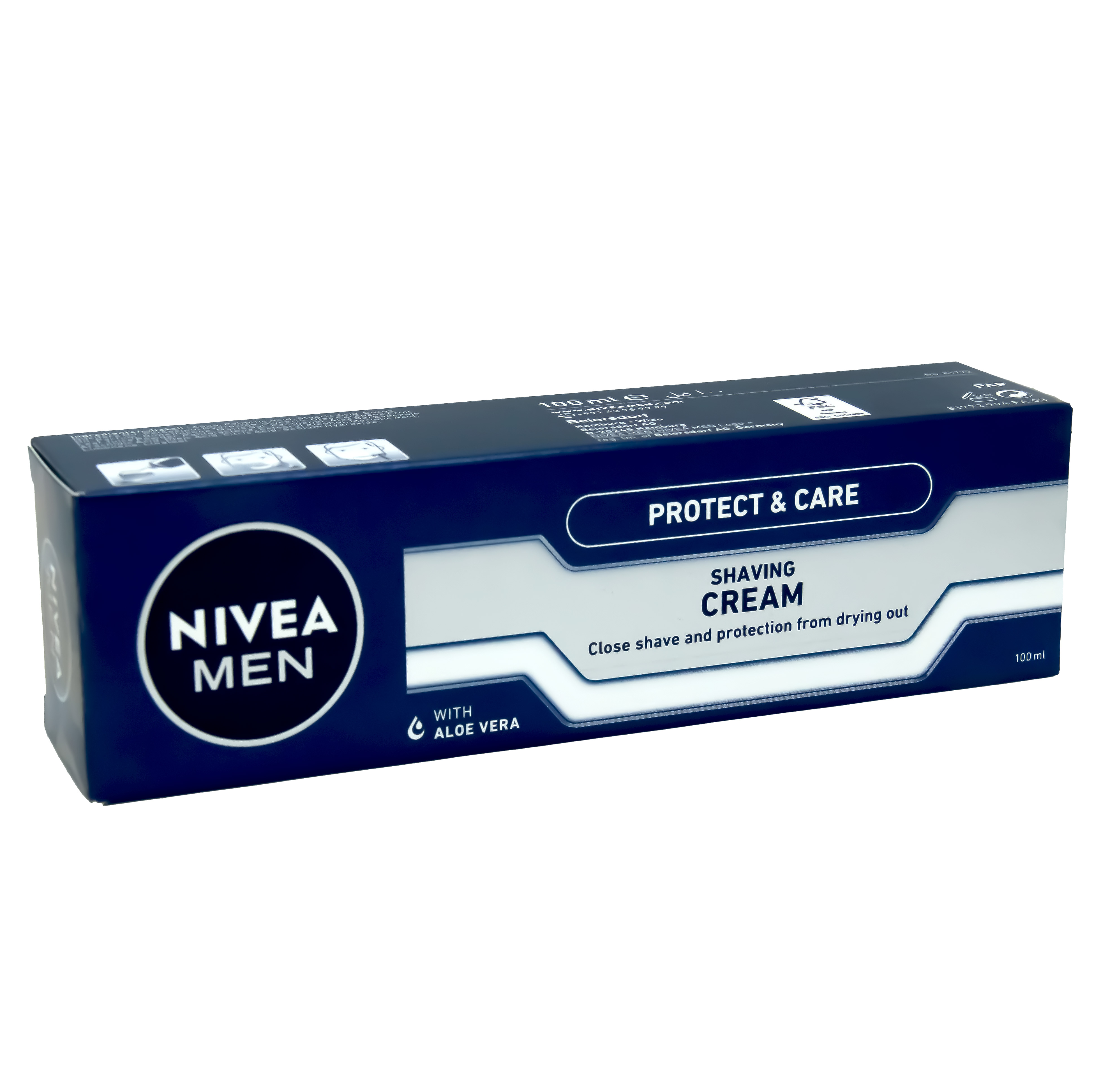 NIVEA MEN TIRAŞ KREMİ TÜP 100ML / PROTECT&CARE