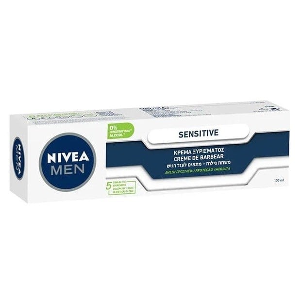 NIVEA MEN TIRAŞ KREMİ TÜP 100ML / SENSİTİVE
