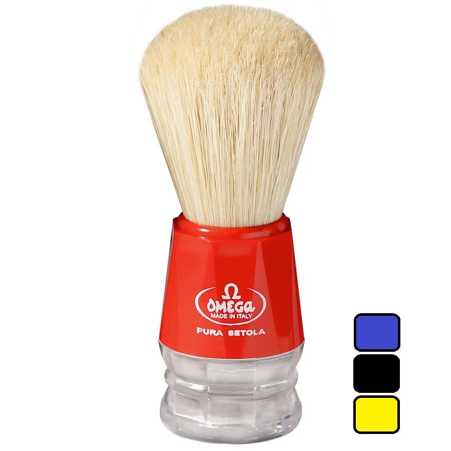 OMEGA TIRAŞ FIRÇASI / SENTETİK FİBER S10065 (ORTA-KIRMIZI-LACİVERT)