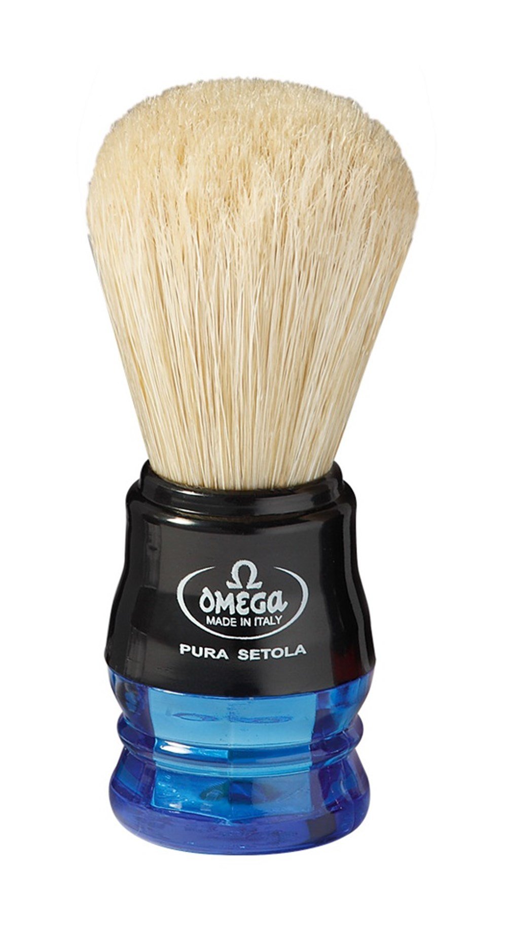 OMEGA TIRAŞ FIRÇASI / DOMUZ 10777  (KÜÇÜK ŞEFFAF-MAVİ/KIRMIZI/YEŞİL)