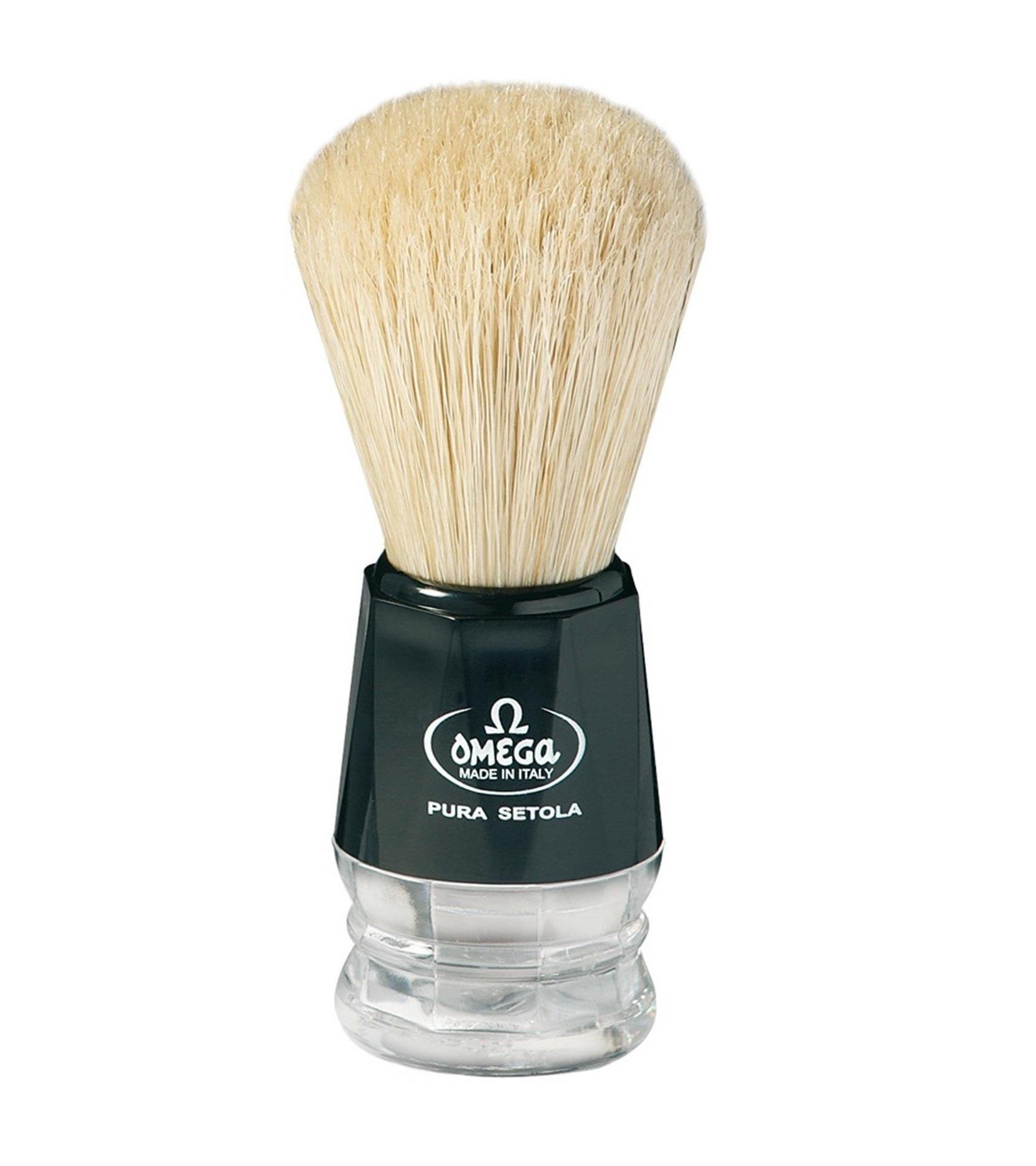 OMEGA TIRAŞ FIRÇASI / DOMUZ 10019 (SİYAH-ŞEFFAF)