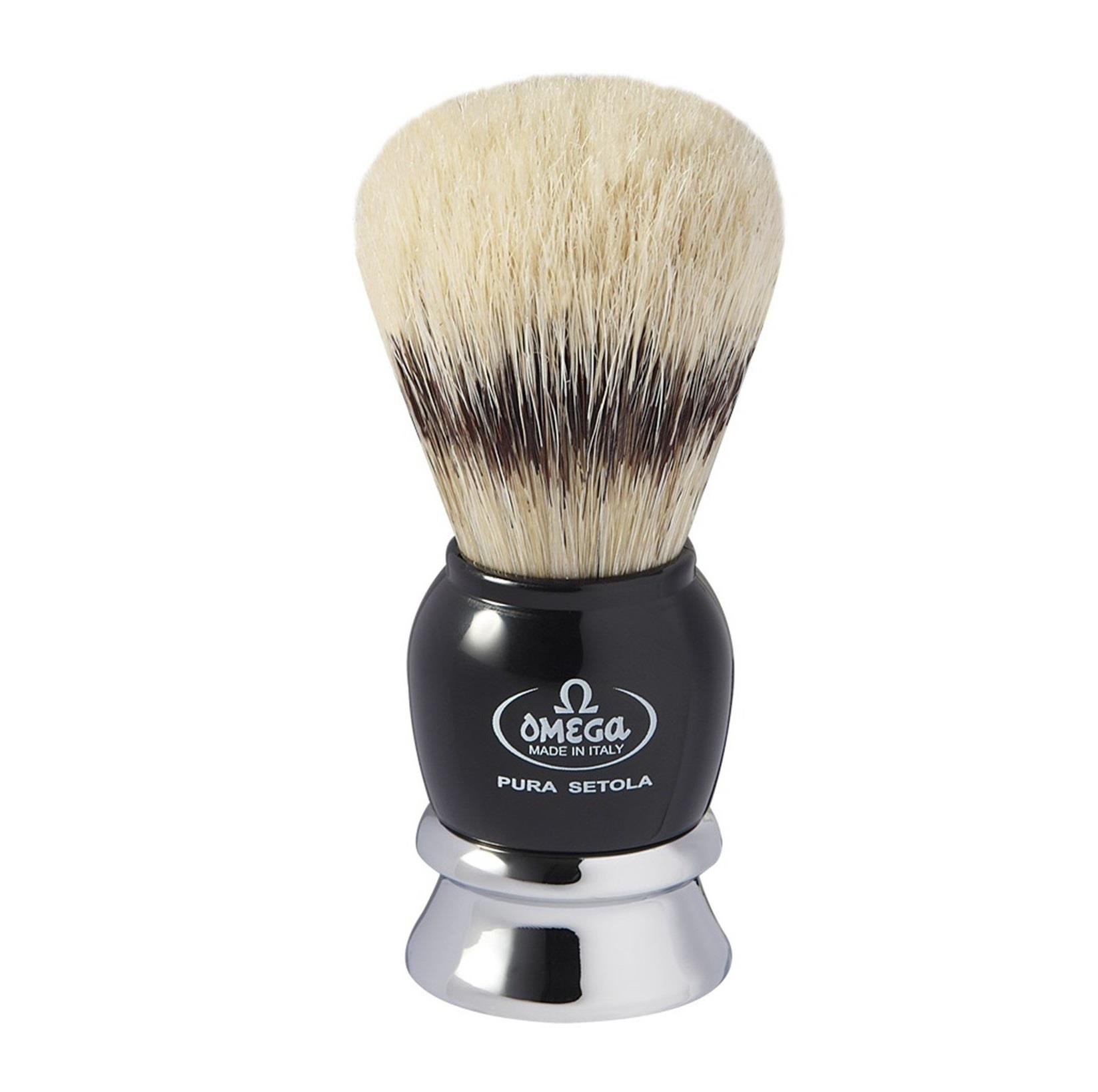 OMEGA TIRAŞ FIRÇASI / DOMUZ 11648 (KÜÇÜK-SİYAH&METAL)