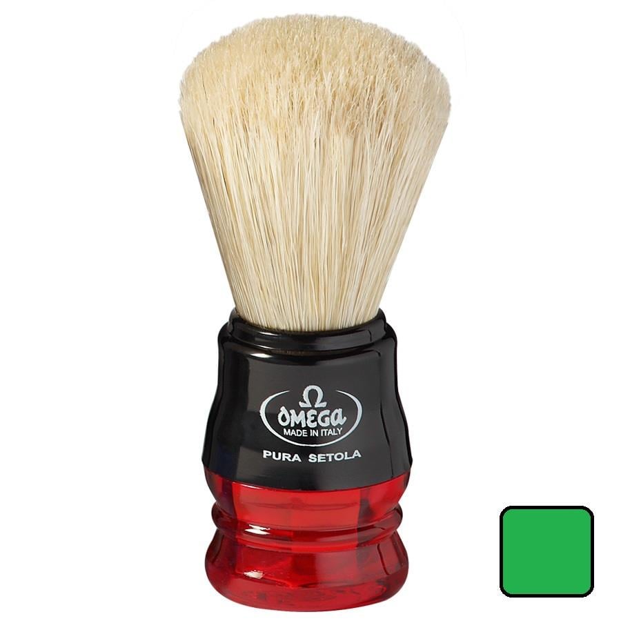 OMEGA TIRAŞ FIRÇASI / DOMUZ 10777  (KÜÇÜK ŞEFFAF-MAVİ/KIRMIZI/YEŞİL)