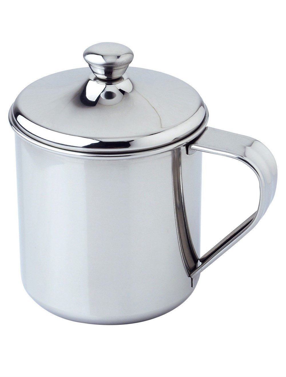 PEARL KAPAKLI SAPLI ÇELİK MUG 