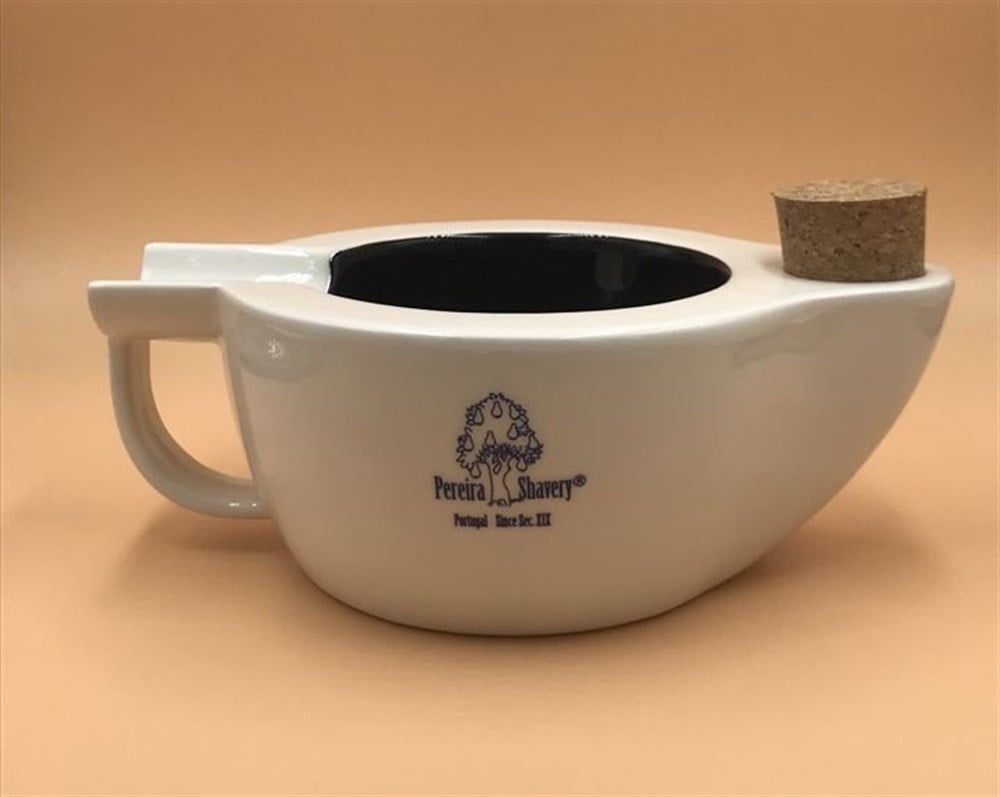 PEREIRA SHAVERY SICAK SU HAZNELİ SERAMİK TIRAŞ KASESİ (SCUTTLE)