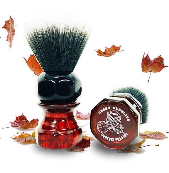 PHOENIX SENTETİK TIRAŞ FIRÇASI AMBER AEROLITE