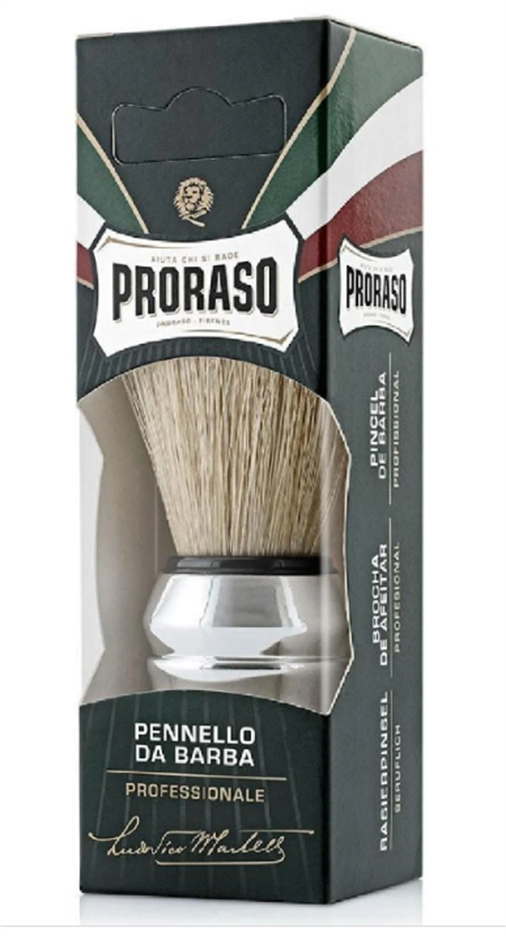 PRORASO DOMUZ KILI TIRAŞ FIRÇASI METALİK PLASTİK SAP