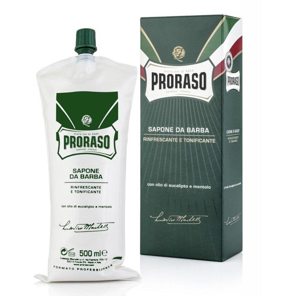 PRORASO TIRAŞ KREMİ PROFESYONEL OKALİPTUS&MENTOL 500ML