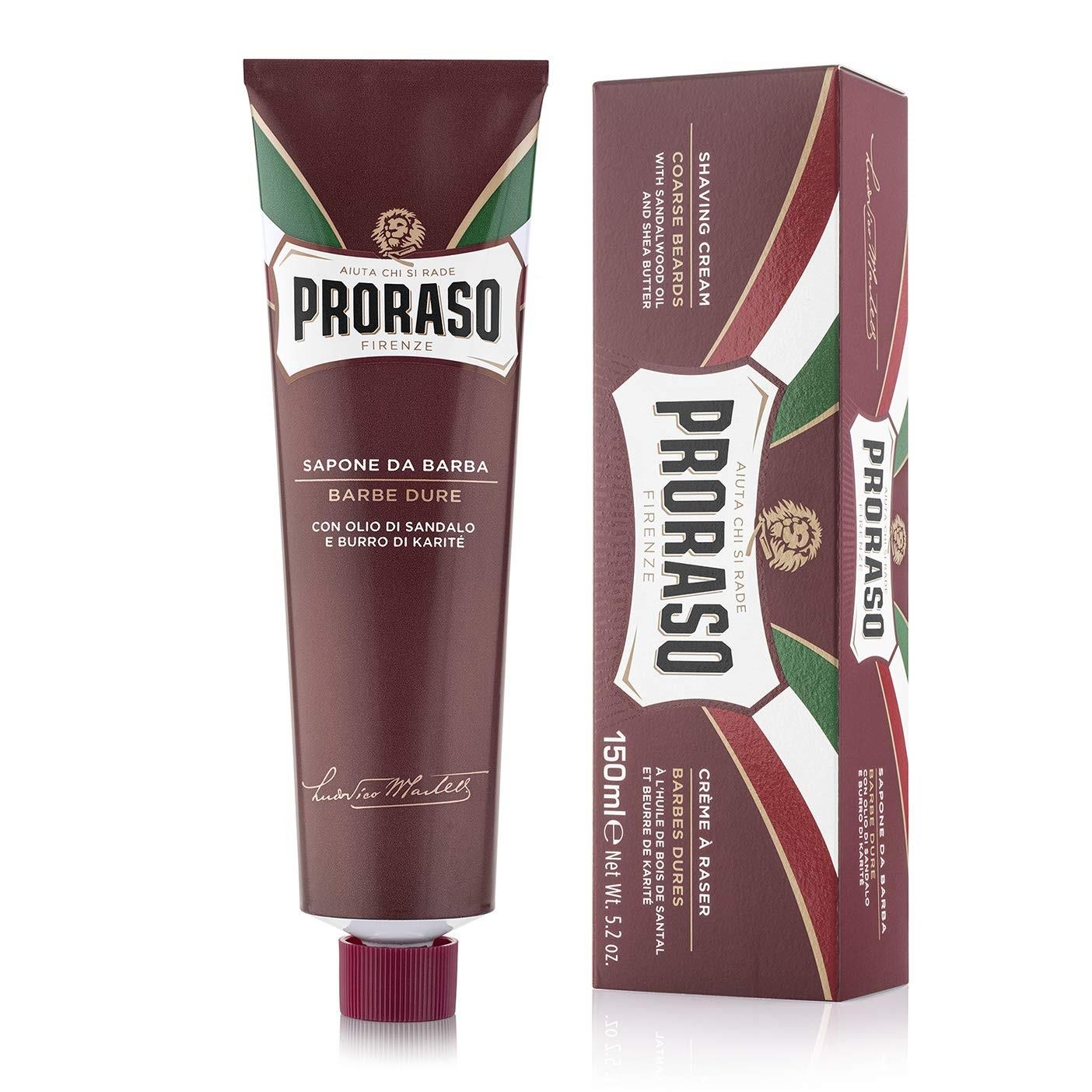 PRORASO TIRAŞ KREMİ TÜP SANDAL & SHEA 150ML 