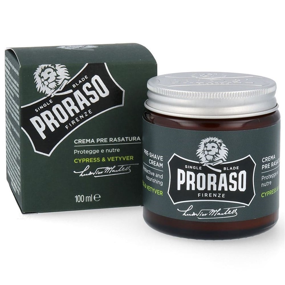 PRORASO TIRAŞ ÖNCESİ KREM 100ML CYPRESS&VETYVER