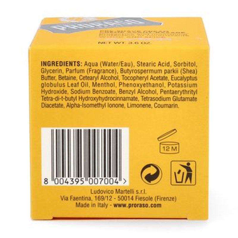 PRORASO TIRAŞ ÖNCESİ KREM 100ML WOOD&SPICE