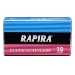 RAPIRA ÇİFT KENAR TIRAŞ JİLETİ 10LU (PEMBE-SIYAH-MAVI) 