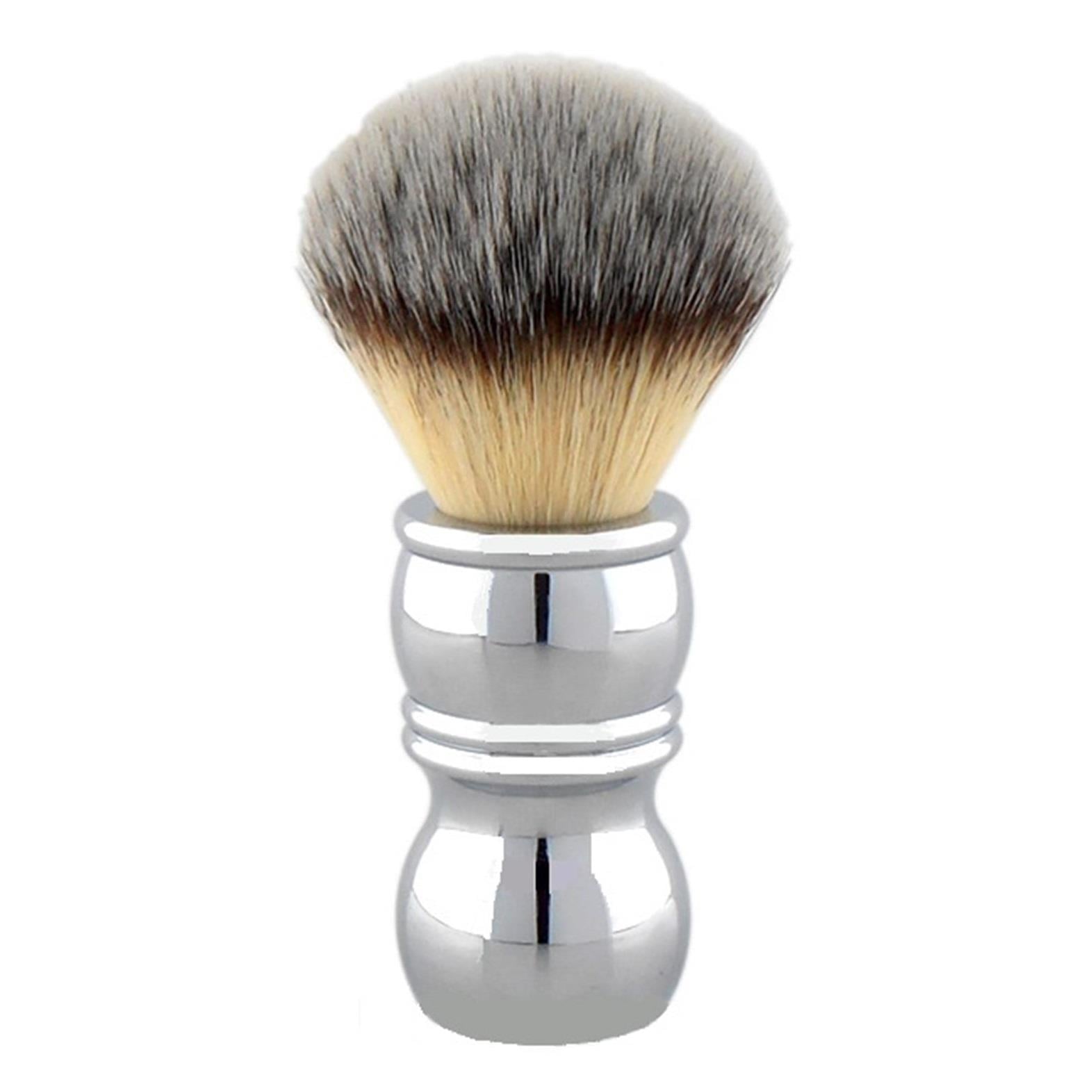 RAZOROCK CHROME SILVERTIP PLISSOFT SENTETİK TIRAŞ FIRÇASI 24MM