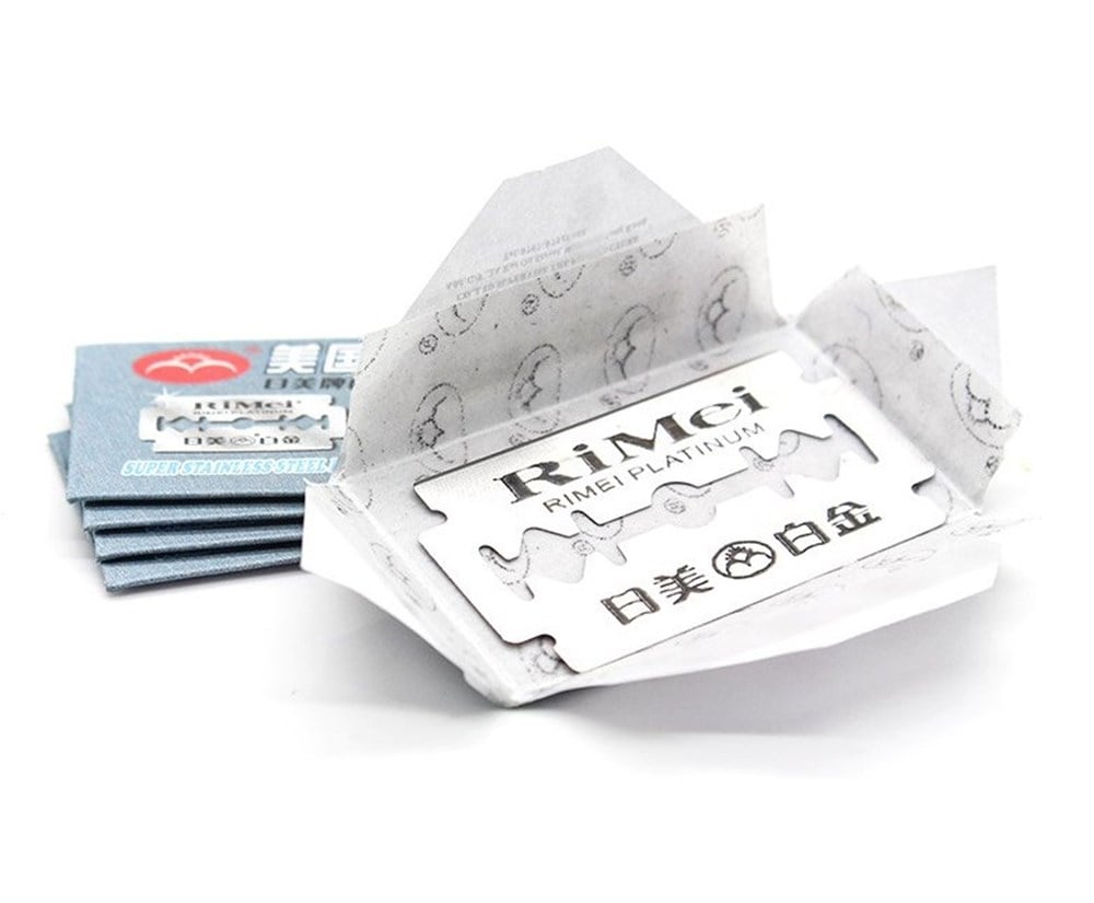 RIMEI PLATINUM ÇİFT KENAR TIRAŞ JİLETİ 50Lİ