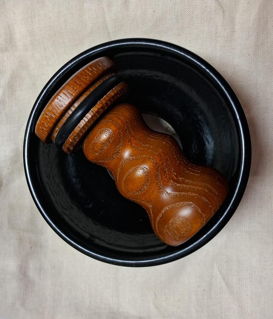 SAPONIFICIO VARESINO GRAIL BOWL KÖPÜRTME KASESİ KIZILAĞAÇ