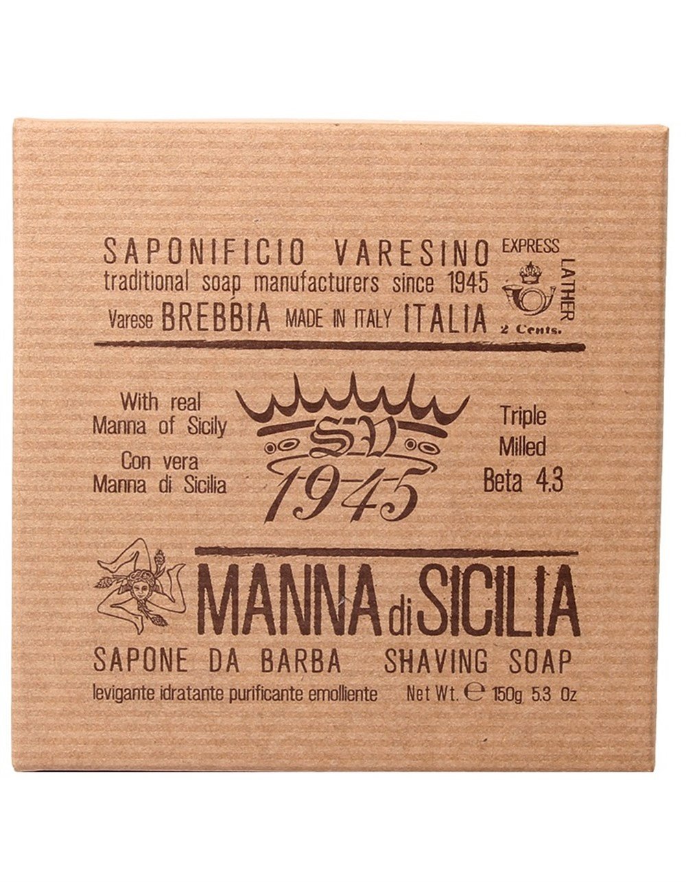 SAPONIFICIO VARESINO TIRAŞ SABUNU MANNA DI SILICA 150GR