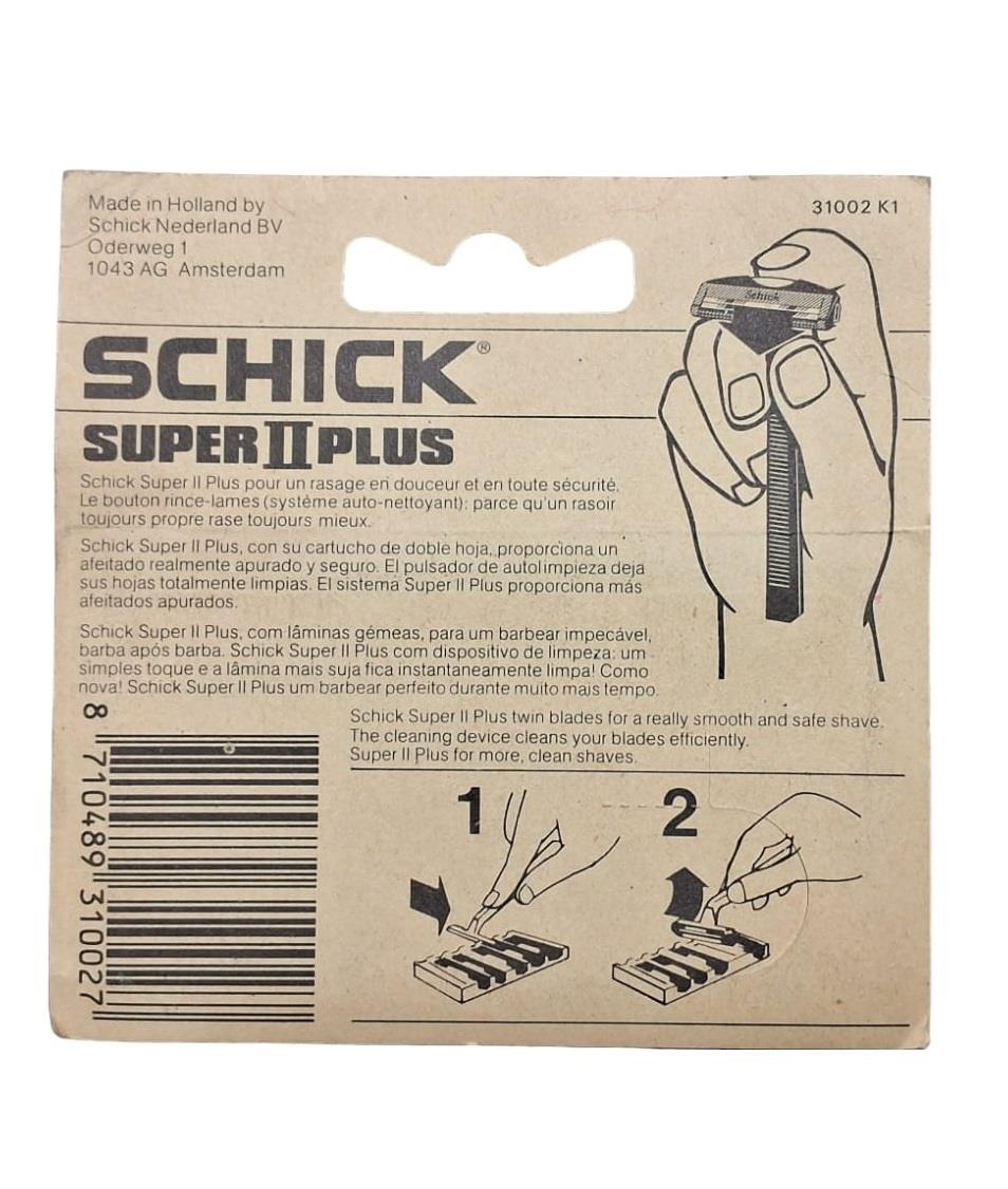 SCHICK SUPER II PLUS TIRAŞ ALETİ KARTUŞU 5Lİ