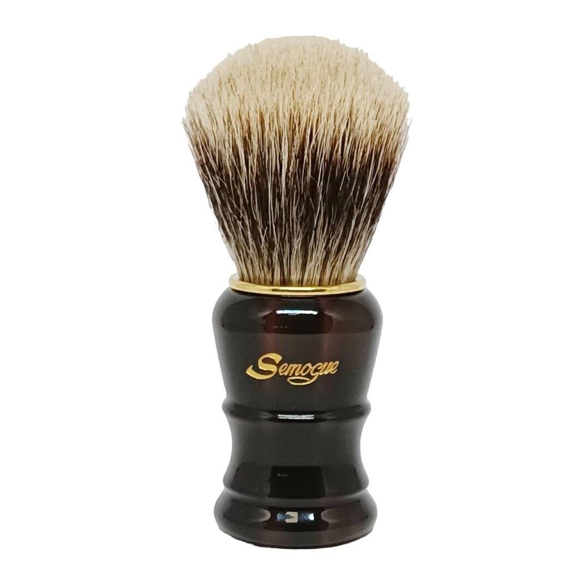 SEMOGUE PEGASUS C7.SILVERTIP İKİ BAND PORSUK KILI TIRAŞ FIRÇASI