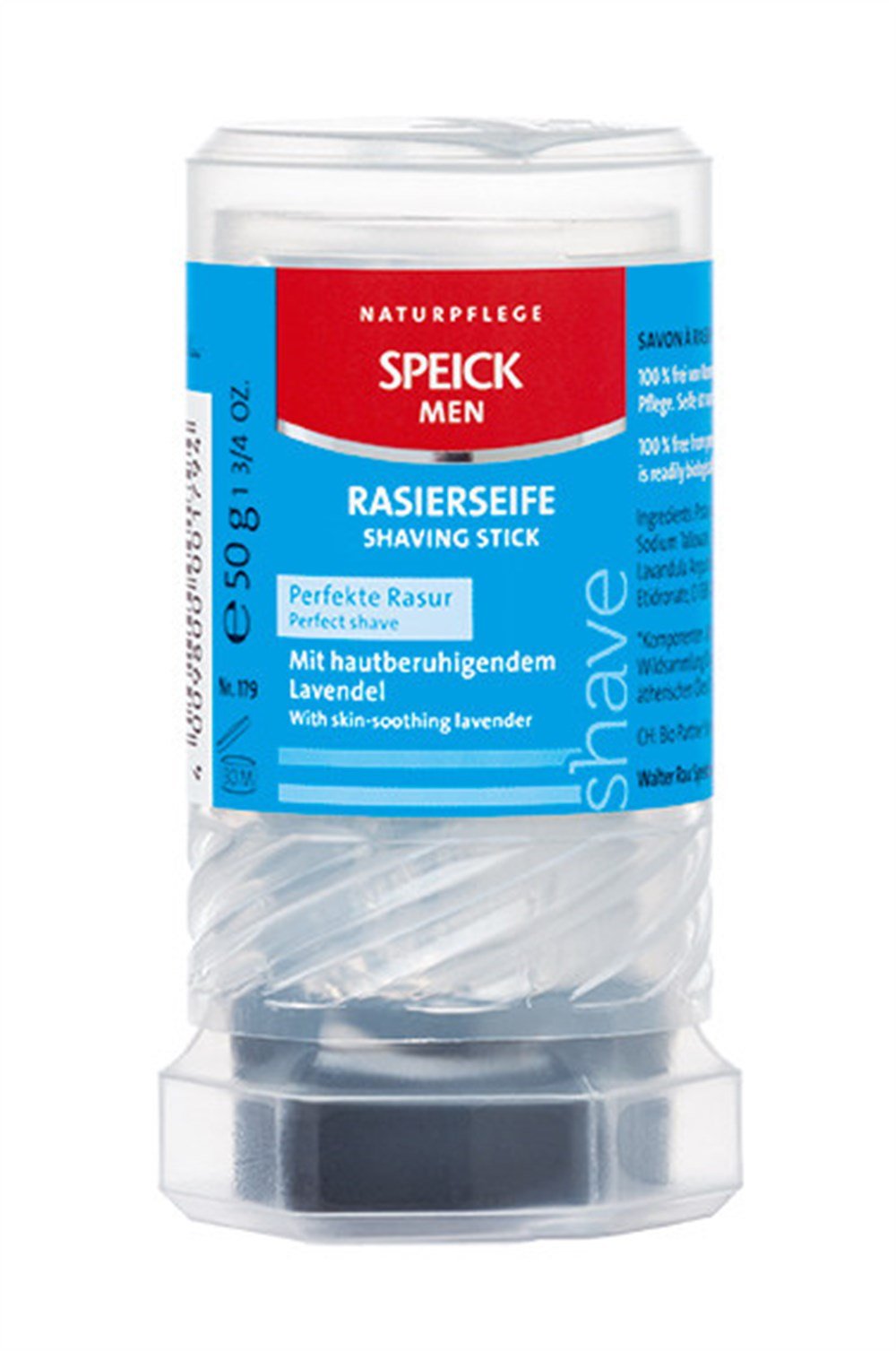 SPEICK TIRAŞ SABUNU ÇUBUK PLASTİK KUTULU 50GR