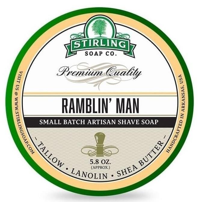 STIRLING ARTISAN KASELİ TIRAŞ SABUNU 170ML RAMBLIN'MAN