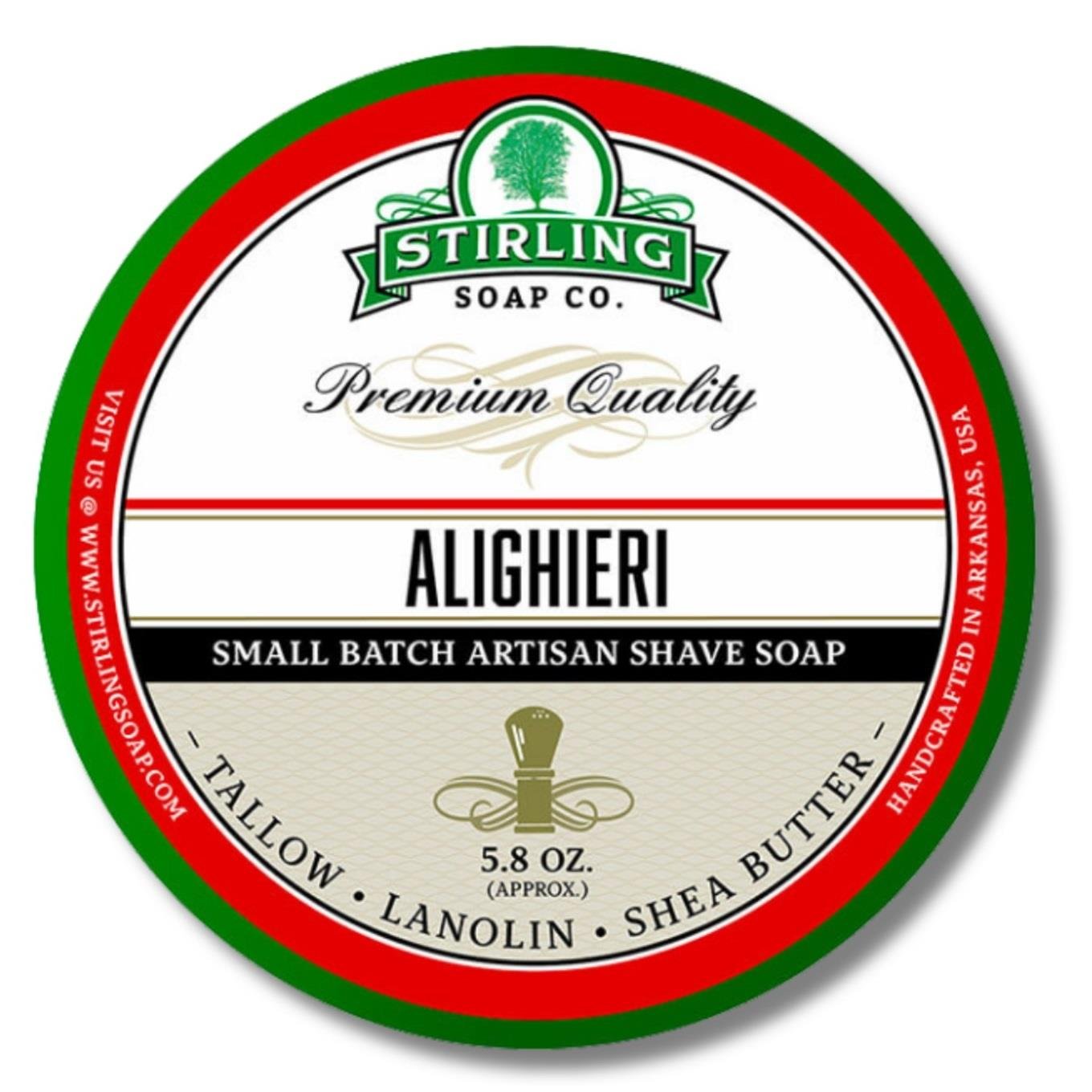 STIRLING ARTISAN KASELİ TIRAŞ SABUNU 170ML ALIGHIERI