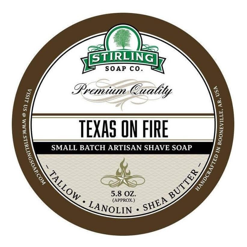 STIRLING ARTISAN KASELİ TIRAŞ SABUNU 170ML TEXAS ON FIRE