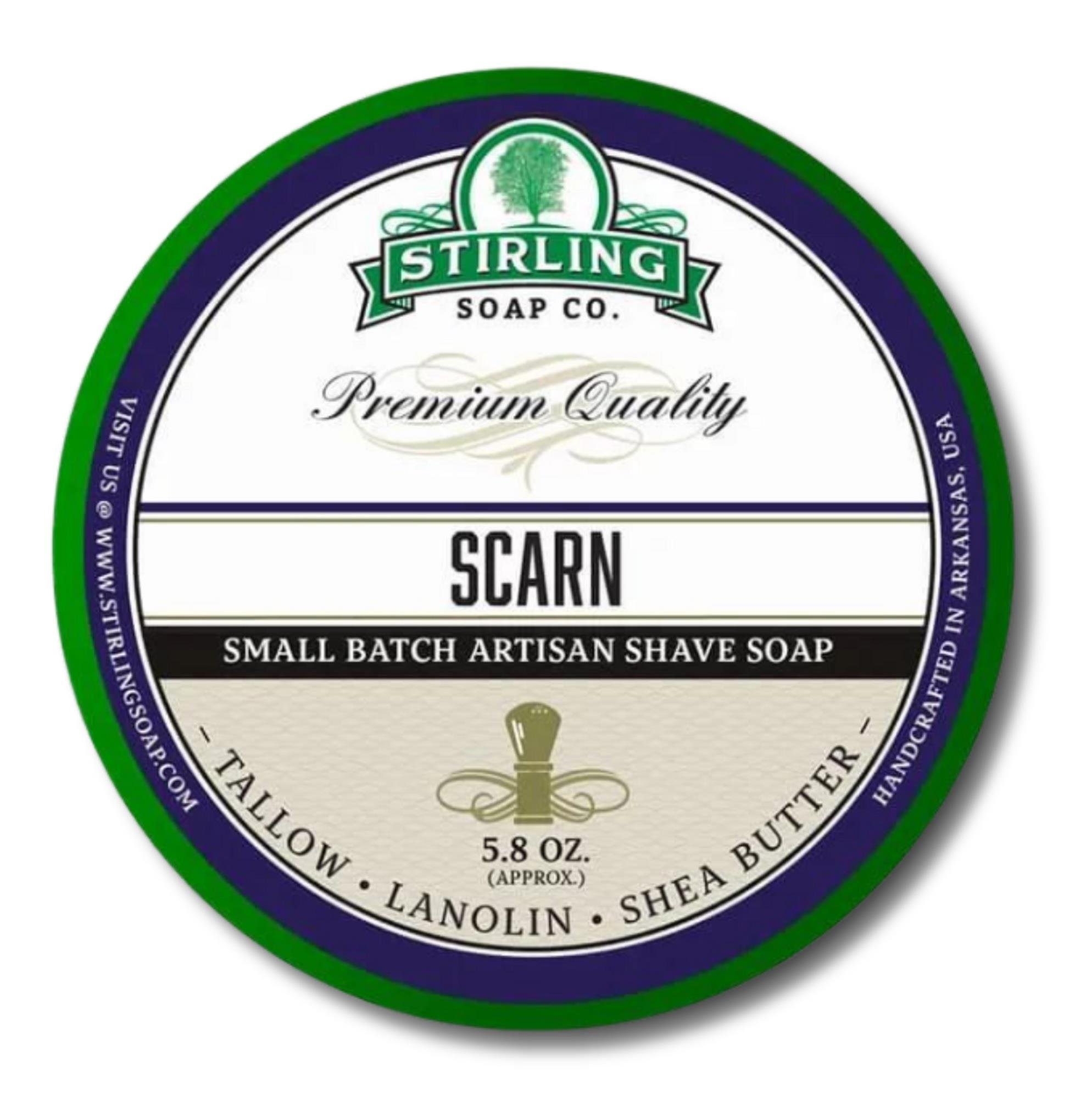 STIRLING ARTISAN KASELİ TIRAŞ SABUNU 170ML SCARN