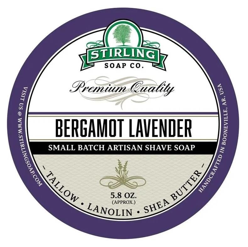 STIRLING ARTISAN KASELİ TIRAŞ SABUNU 170ML BERGAMOT LAVENDER