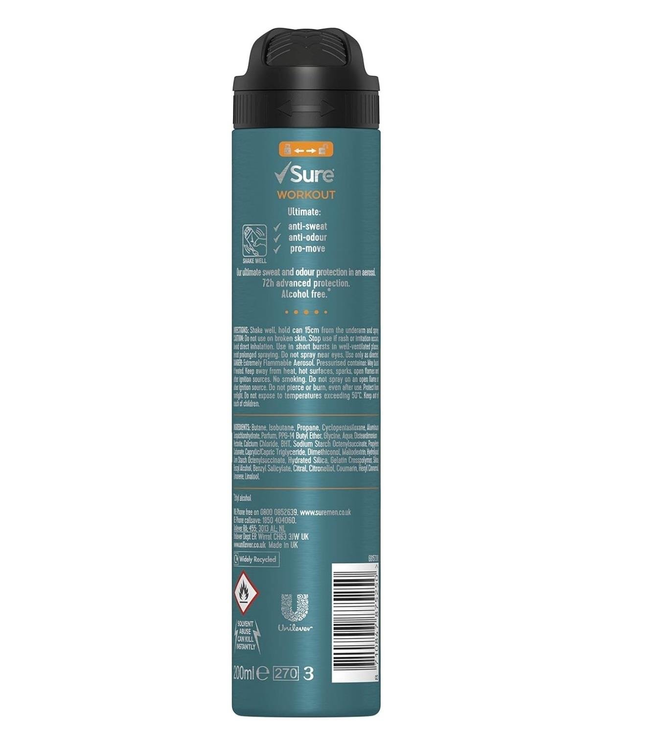 SURE ERKEK DEODORANT 