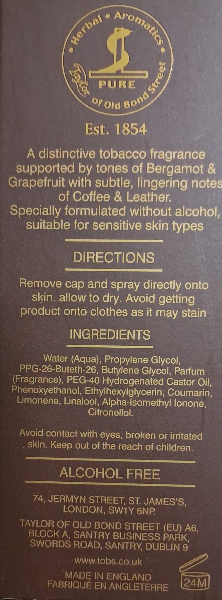 TAYLOR OF OLD BOND STREET TIRAŞ SONRASI LOSYON TOBACCO LEAF 50ML