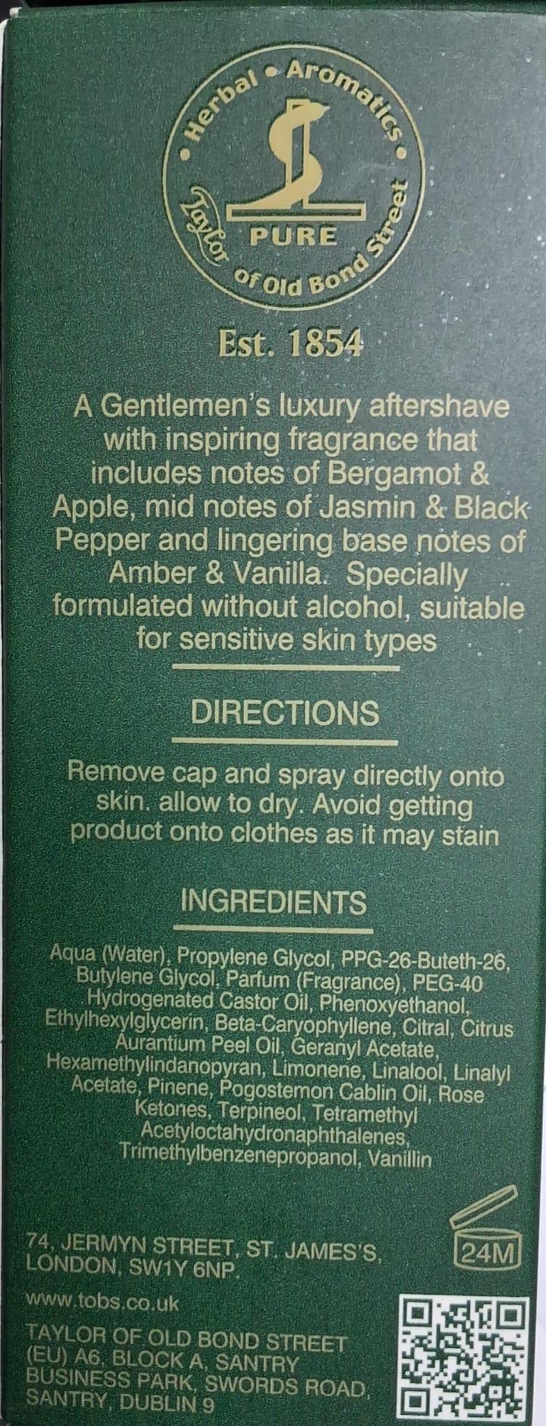 TAYLOR OF OLD BOND STREET TIRAŞ SONRASI LOSYON ROYAL FOREST  50ML