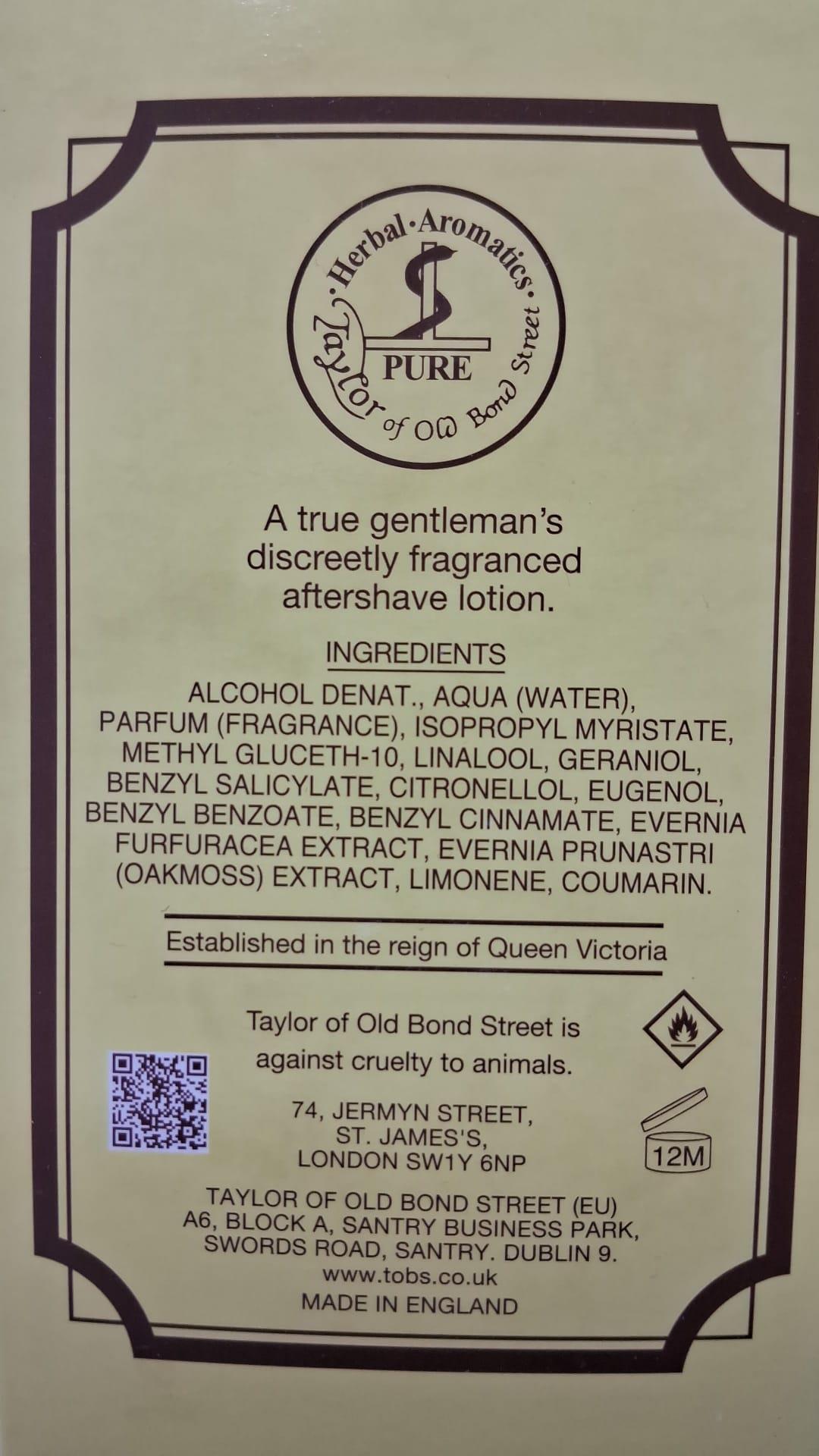 TAYLOR OF OLD BOND STREET TIRAŞ SONRASI LOSYON SANDAL AĞACI 100ML