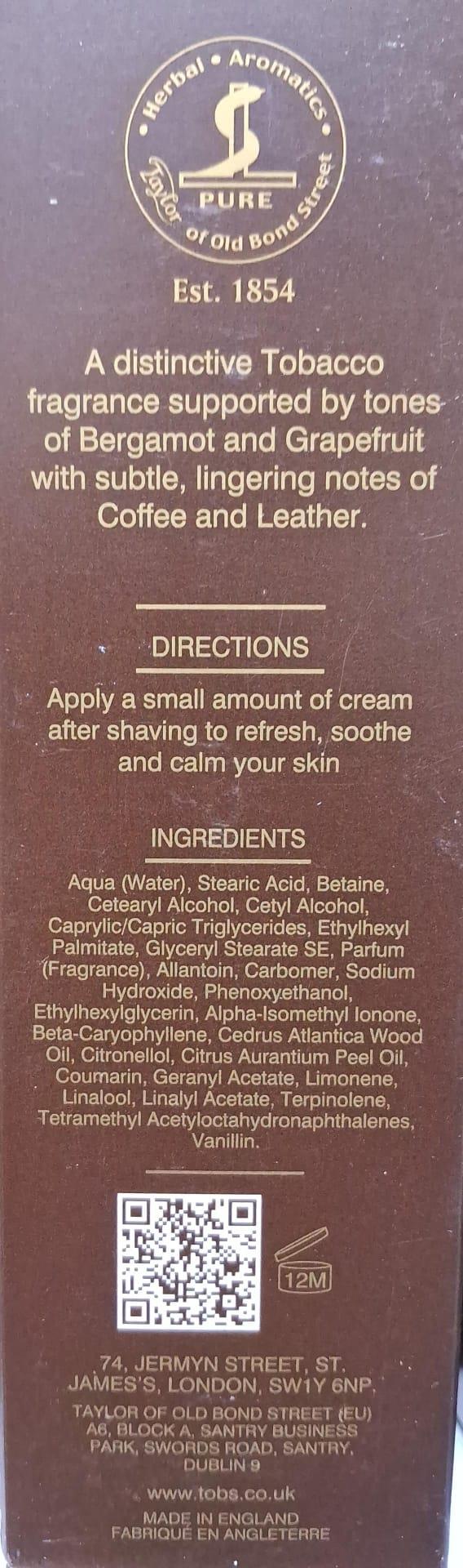 TAYLOR OF OLD BOND STREET TIRAŞ SONRASI KREM 75ML TOBACCO LEAF