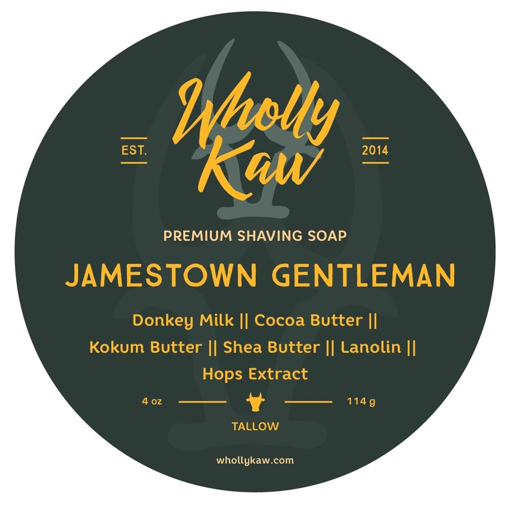 WHOLLY KAW ARTISAN TIRAŞ SABUNU 114GR / JAMESTOWN GENTLEMAN