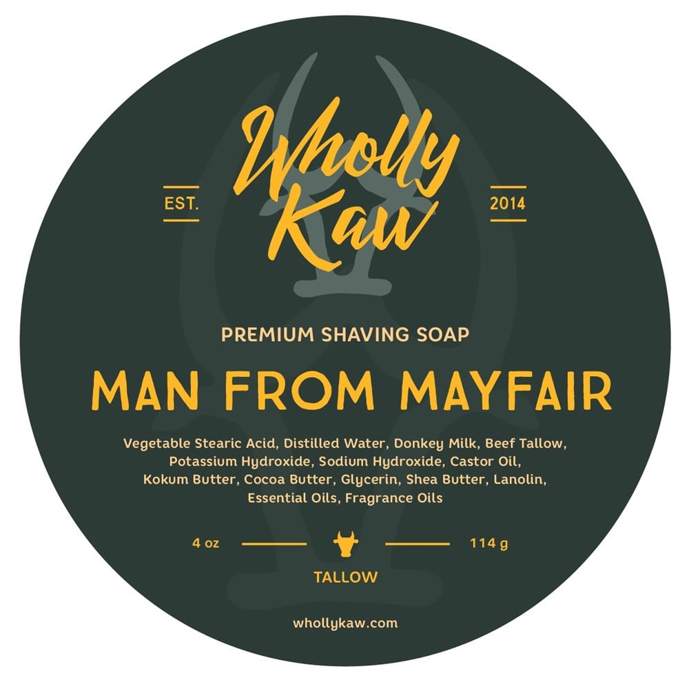 WHOLLY KAW ARTISAN TIRAŞ SABUNU 114GR / MAN FROM MAYFAIR