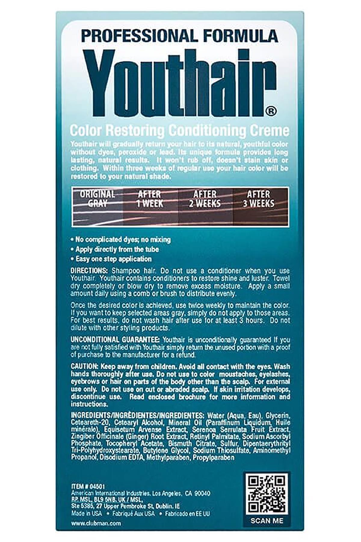 YOUTHAIR SAÇ RENGİ RESTORE EDİCİ KREM 106GR