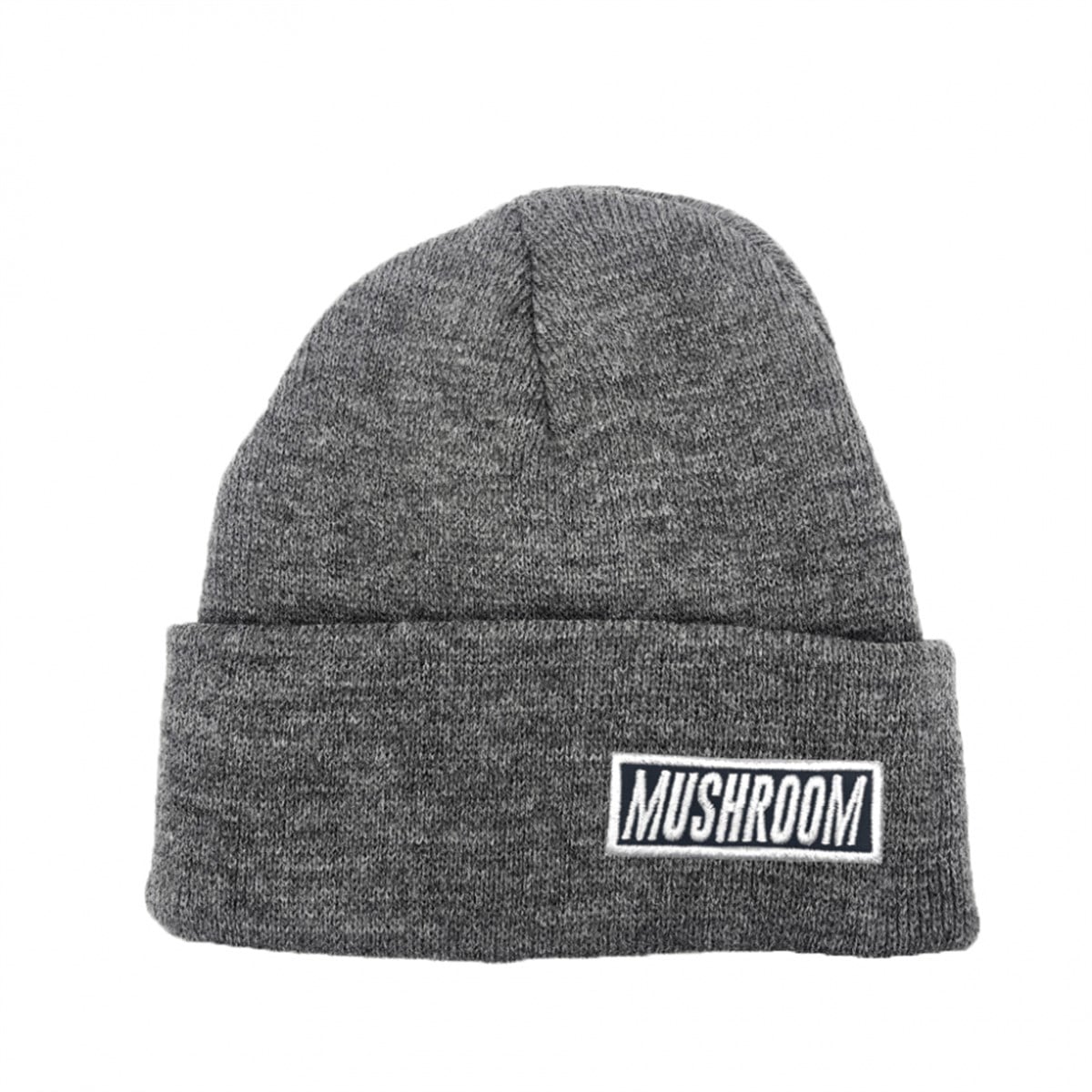  Mushroom Beanie-Gray