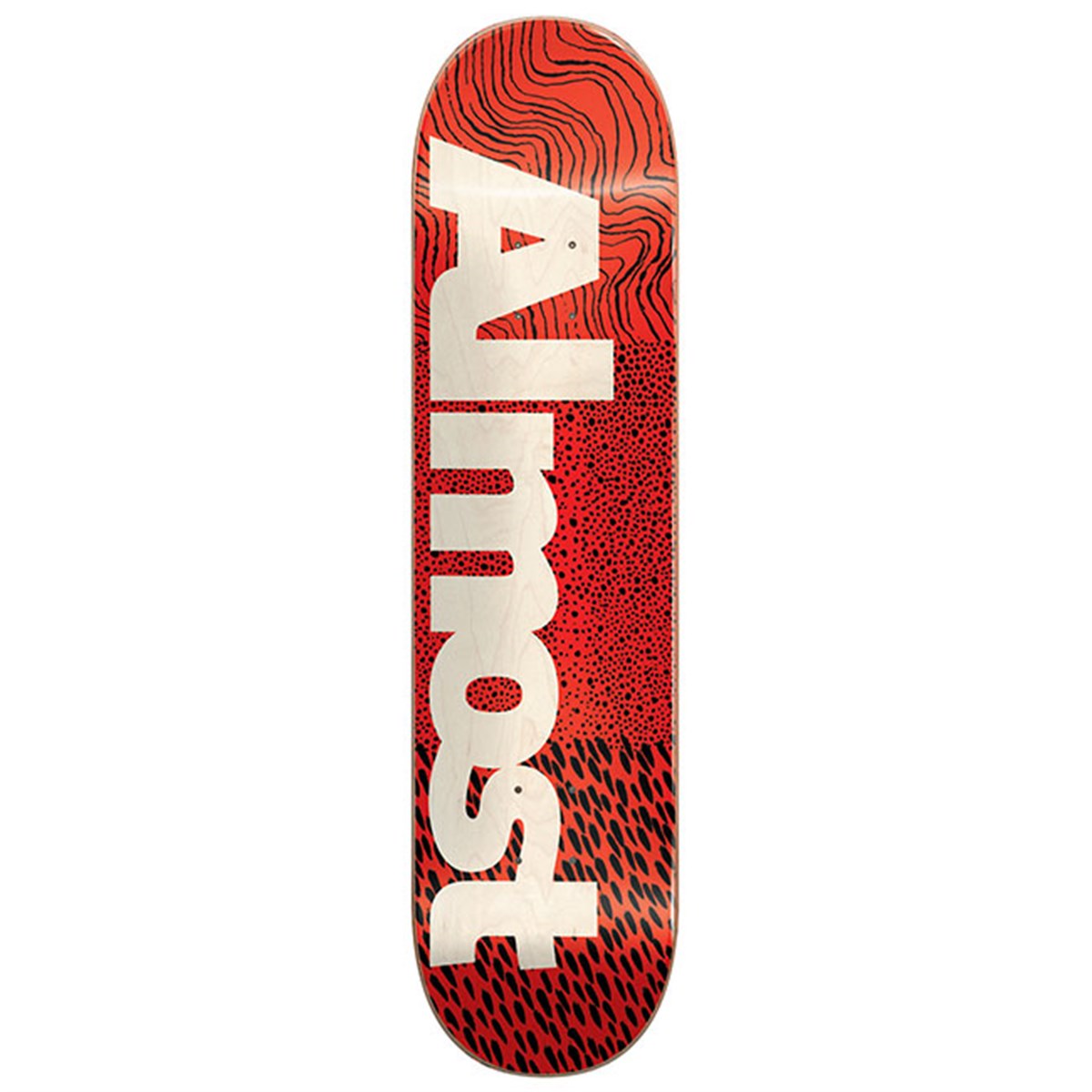 Almost 8,0 CT Logo HYB Red Deck Kaykay Tahtası