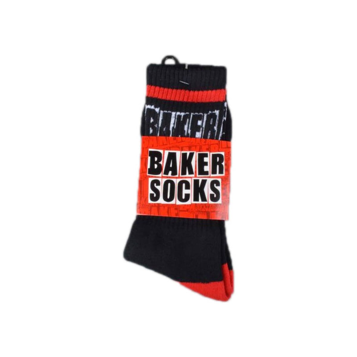 BAKER SKATEBOARDS CHAMPİON BLACK RED ÇORAP